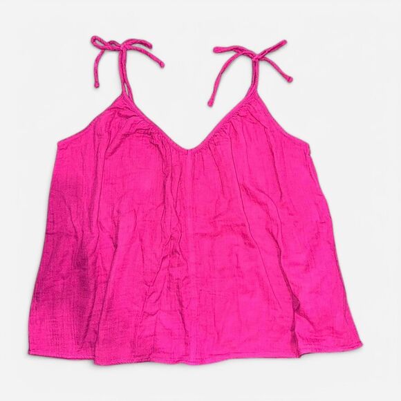 Old Navy Tops - Old Navy Fuchsia Pink Tie Strap Tank Top
